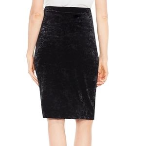 NWT Vince Camuto Reyna Velvet Pencil Skirt